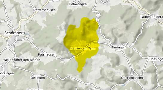 Immobilienpreisekarte Hausen am Tann